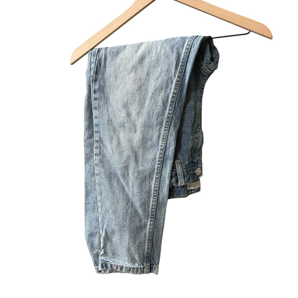 Zara Light Blue Straight Leg Jeans